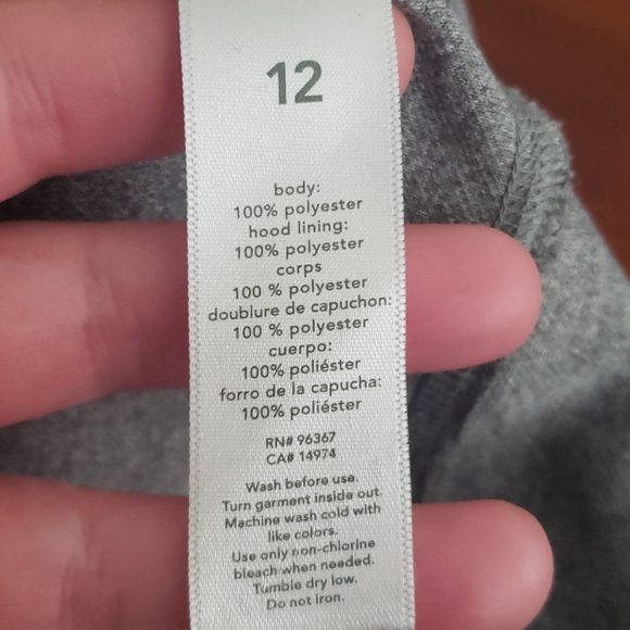 Like new Oshkosh kids zip up hoodie - Picture 5 of 5